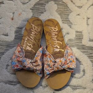 Blowfish Women's Floral Bow Sandals - Multicolor